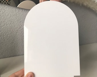 Acrylic blanks arch with stand, arch acrylic blank, acrylic clear sign, wedding blanks, blanks for cricut, diy wedding signs, clear signs,