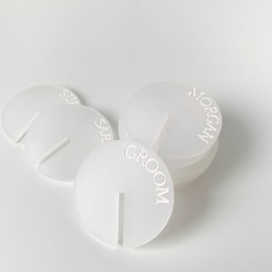 Etichette per bevande senza gambo smerigliate, segnaposto circolare per bevande, segnaposto dorato, etichetta per invitati a nozze in argento, segnaposto per matrimonio in acrilico, elegante in vetro