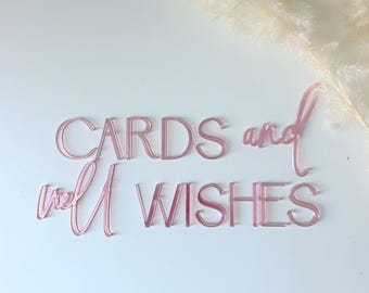 Acrylic self-adhesive letters for cards and well wishes box, wedding adhesive letter for cards box, cut-out number