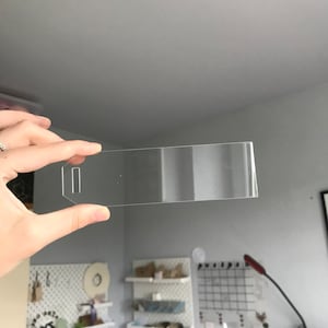 Set di 10 segnalibri vuoti in acrilico, segnalibro trasparente, segnalibro bianco, nero, oro e argento, segnalibri vuoti per vinile, segnalibri vuoti all'ingrosso, segnalibri vuoti per libri adesivi