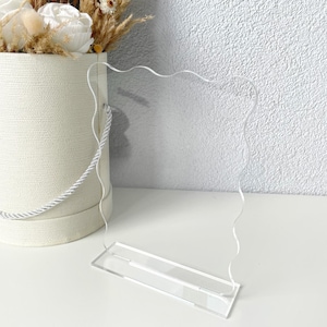 Pannelli in acrilico ondulati con supporto, pannelli in acrilico ad arco, insegne trasparenti in acrilico, pannelli in acrilico per matrimoni, pannelli in acrilico per Cricut, insegne fai da te per matrimoni, insegne trasparenti,