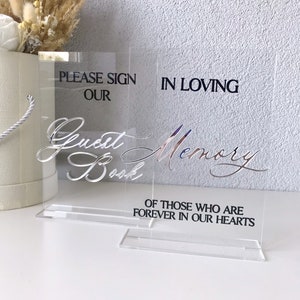 Hochzeit Acrylschild, Geschenke und Karten Zeichen, Gästebuch Zeichen, Schuh Korb Zeichen, Acryl süßes Bar Zeichen, Hochzeit Zeichen, in Memory Zeichen,
