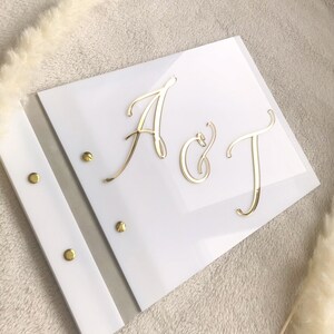 Personalized Wedding Guestbook & Vow Books Set – Custom Keepsake With Names & Date (Design 3, Eggshell)