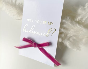 Bridsmaid proposal card, will you be my bridesmaid card, maid off honour card, bridesmaids box, bachelorette gifts, bridesmaid gift,