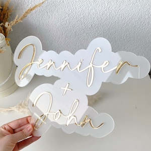 Placa de casamento com sobrenome, placa de acrílico dourada personalizada, placa personalizada, placa personalizada para casamento, decoração de parede para casa, cenário de sobrenome para casamento