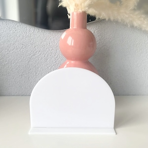 Arco vuoto in acrilico con supporto, arco vuoto in acrilico, spazi vuoti per matrimoni, spazi vuoti in acrilico per matrimoni, cartello da tavolo fai da te, spazi vuoti Cricut, cartello da tavolo trasparente
