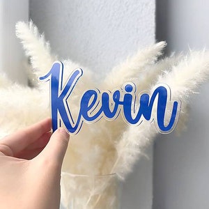 Custom acrylic cake topper, personalized cake charm, acrylic cake topper with name, birthday cake topper, custom baby cake topper,