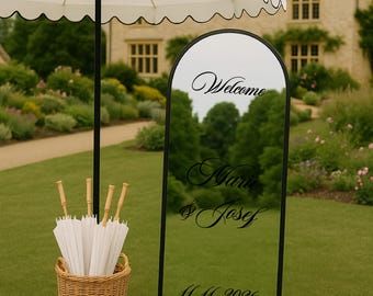 Personalized mirror decal, custom mirror sticker, wedding sticker with names, white Custom Mirror Decal, Personalized Wedding, Birthday sign