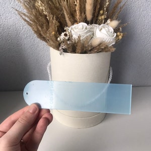 Acryl Lesezeichen Rohling, schlichtes Acryl Lesezeichen, klares Lesezeichen für Cricut, Acryl Bogen Lesezeichen, Lesezeichen für Basteln,