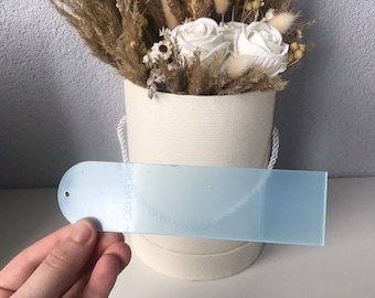 Acrylic bookmark blanks, plain acrylic book mark, clear bookmarks for cricut, acrylic arch bookmark, bookmark for crafts,