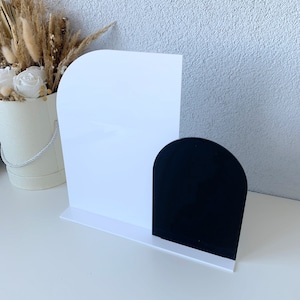 Acryl Halbbogen und Bogen Doppelrohling, Bogen Tischrohling, Bogen Rohling, Ausschnitt für Basteln, DIY Hochzeit Display, Acryl Klar Beschilderung