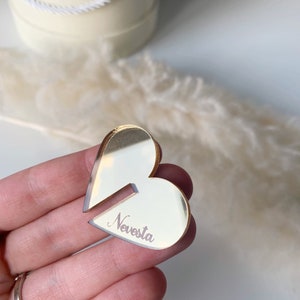 Etiquetas de acrílico sem haste para bebidas, marcadores de lugar para bebidas em formato de coração, marcadores de lugar dourados, etiquetas exclusivas para convidados de casamento, marcadores de lugar de acrílico para casamento,