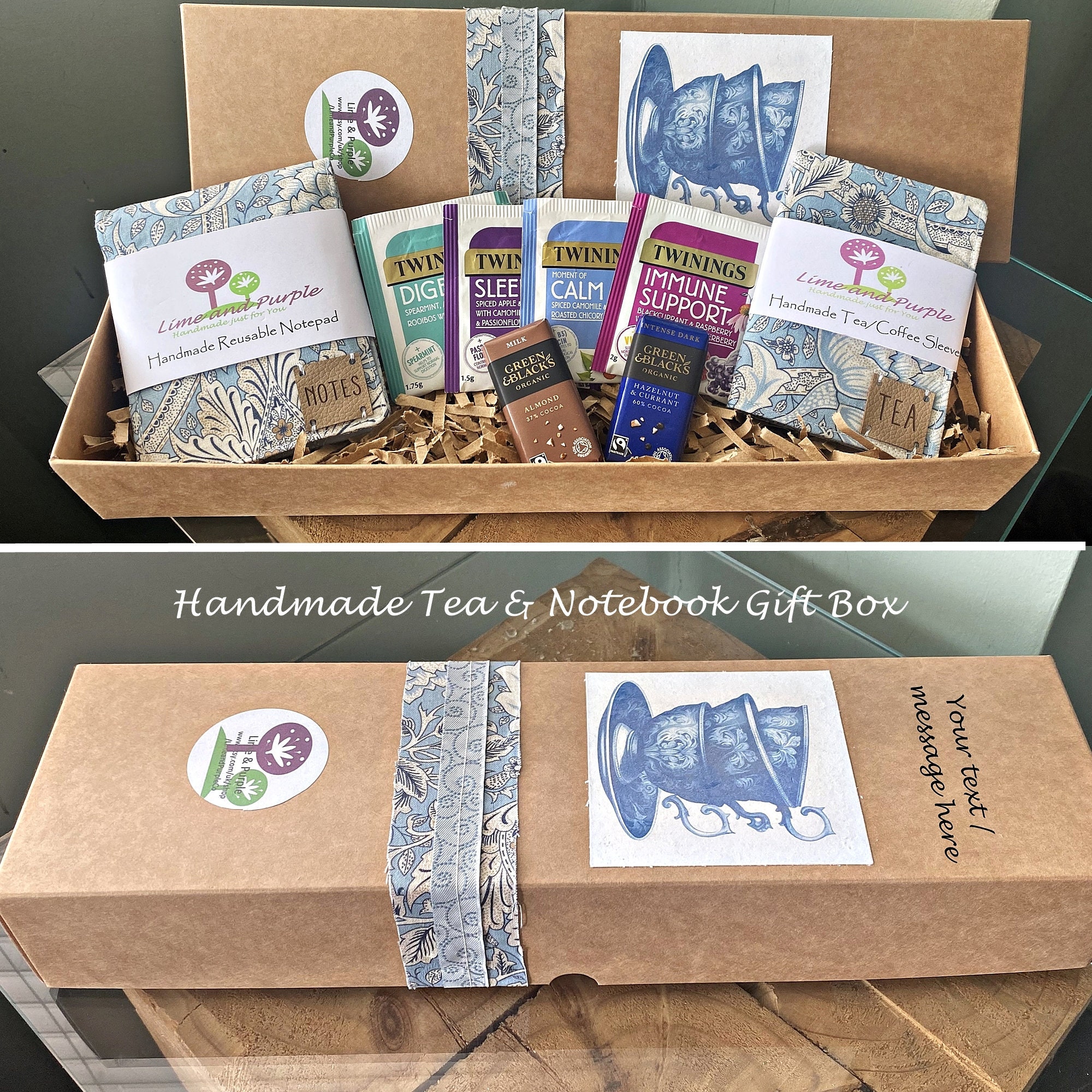 Caja con infusiones, dulces y otros detalles ideal para regalar – Caprichity