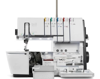 Bernette b68 Airlock 2/3/4/5 Thread Serger Machine with Overlock, Seaming, Cover Stitch, Chain Stitch, and Combo Stitches