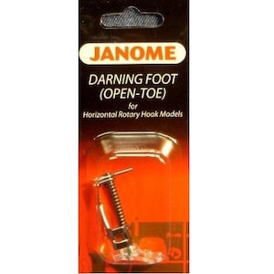 Janome Open Toe Darning Foot for Horizontal Rotary Hook Models 200340001