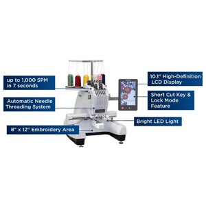 Brother PR680W 6 Needle Embroidery Machine image 3