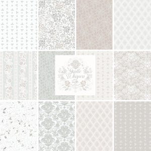 Fabric Cloud9 Precuts Gentle Whispers 12pc Fat Quarter Bundle 600330-X