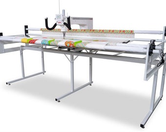 Janome Quilt Maker 18" Long Arm Sewing Machine with 8' Quilting Frame QM18  Optional Pro-Stitcher Lite Computerized Automation