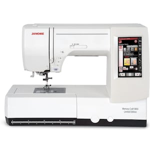 Janome Memory Craft 9850 Limited Edition Sewing and Embroidery Machine with Bonus