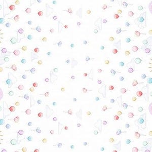 Fabric Michael Miller Multi Fanta-sea Double Border Make Believe by the Quarter Yard DDC12657-MULT