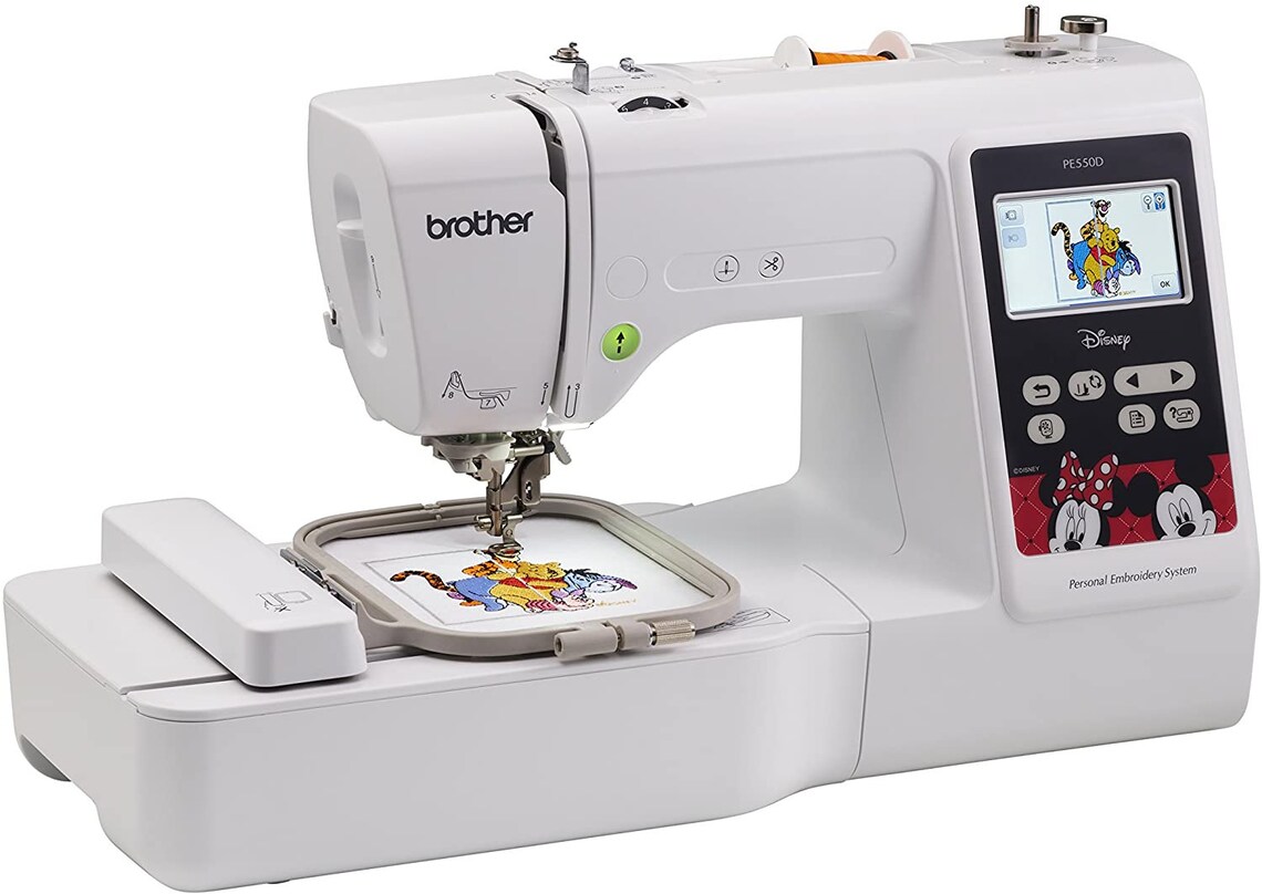 BROTHER PE550D 4 X 4 Embroidery Machine With Builtin Disney Etsy
