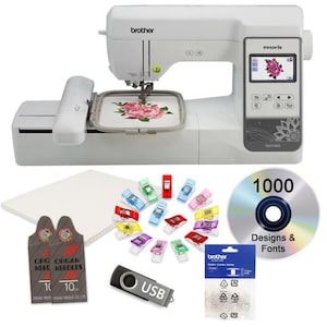 Brother Innov-is NS1150E Embroidery Machine with LCD Color Touch Screen with Free Bonus Bundle