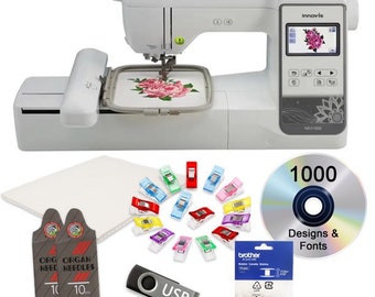 Brother Innov-is NS1150E Embroidery Machine with LCD Color Touch Screen with Free Bonus Bundle