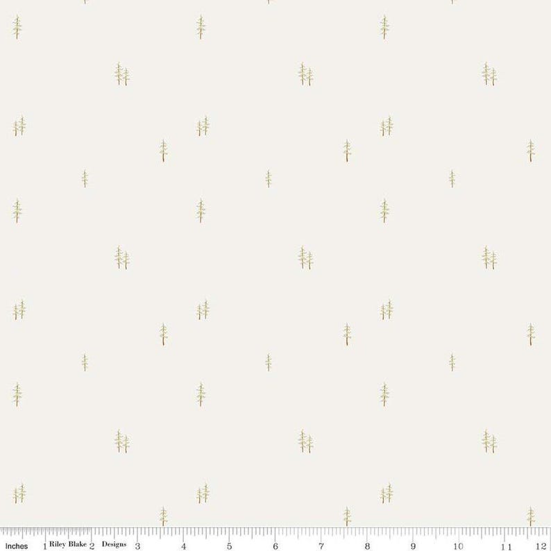 Fabric Riley Blake Tree-mendous Hush Hush 4 by the Quarter Yard C15431 ...