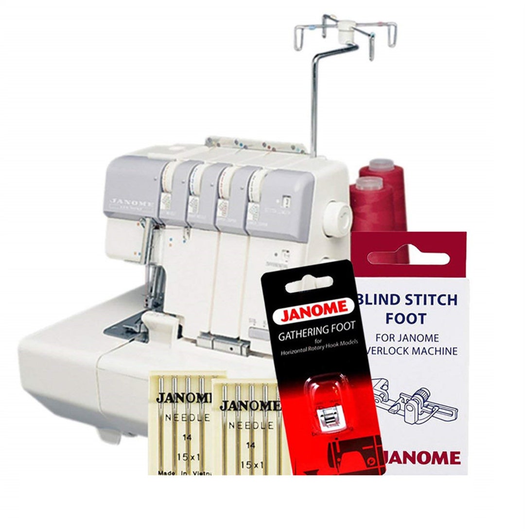 Janome Mylock 634D Overlock Serger Machine Plus Deluxe Bonus Kit Etsy