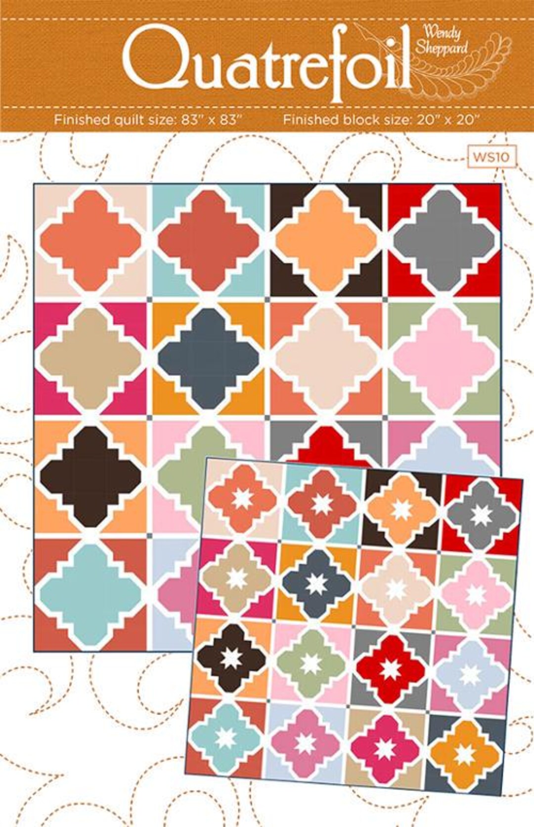Moda Fabrics Quatrefoil Quilting Pattern WS-10 - Etsy