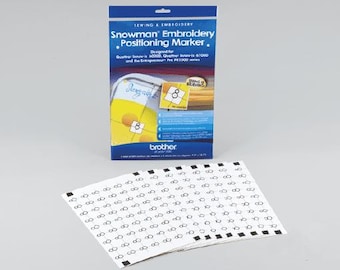 Brother Snowman Embroidery Positioning Marker SAEPS2