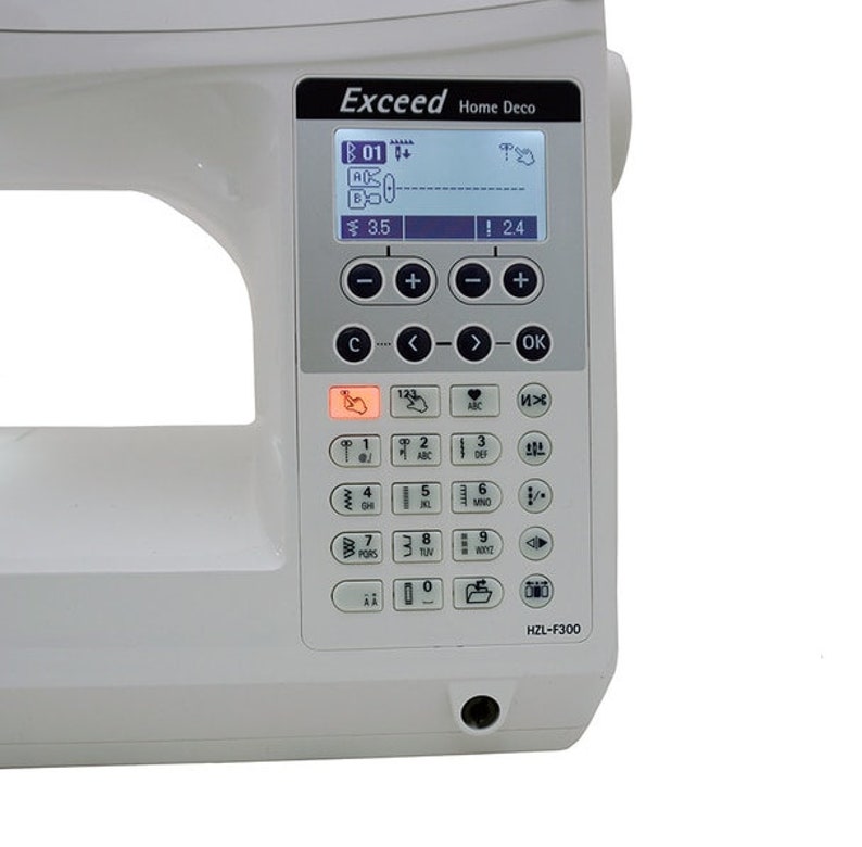JUKI Exceed HZLF300 Home Deco Computerized Sewing Machine Etsy