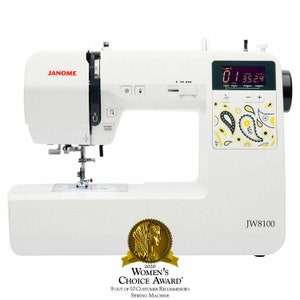 Janome JW8100 Fully-Featured Computerized Sewing Machine