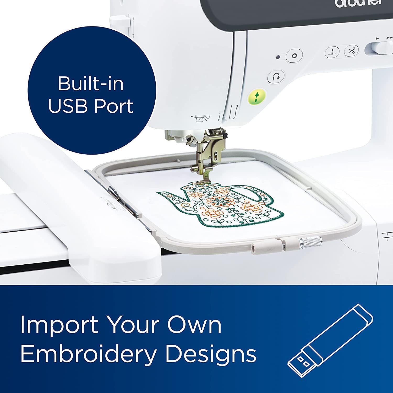 Brother PE900 Sewing and Embroidery Machine with 5 X 7 Hoop and
