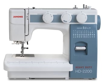 Janome HD5000 Black Edition Heavy Duty Sewing Machine with Bonus Quilt Kit