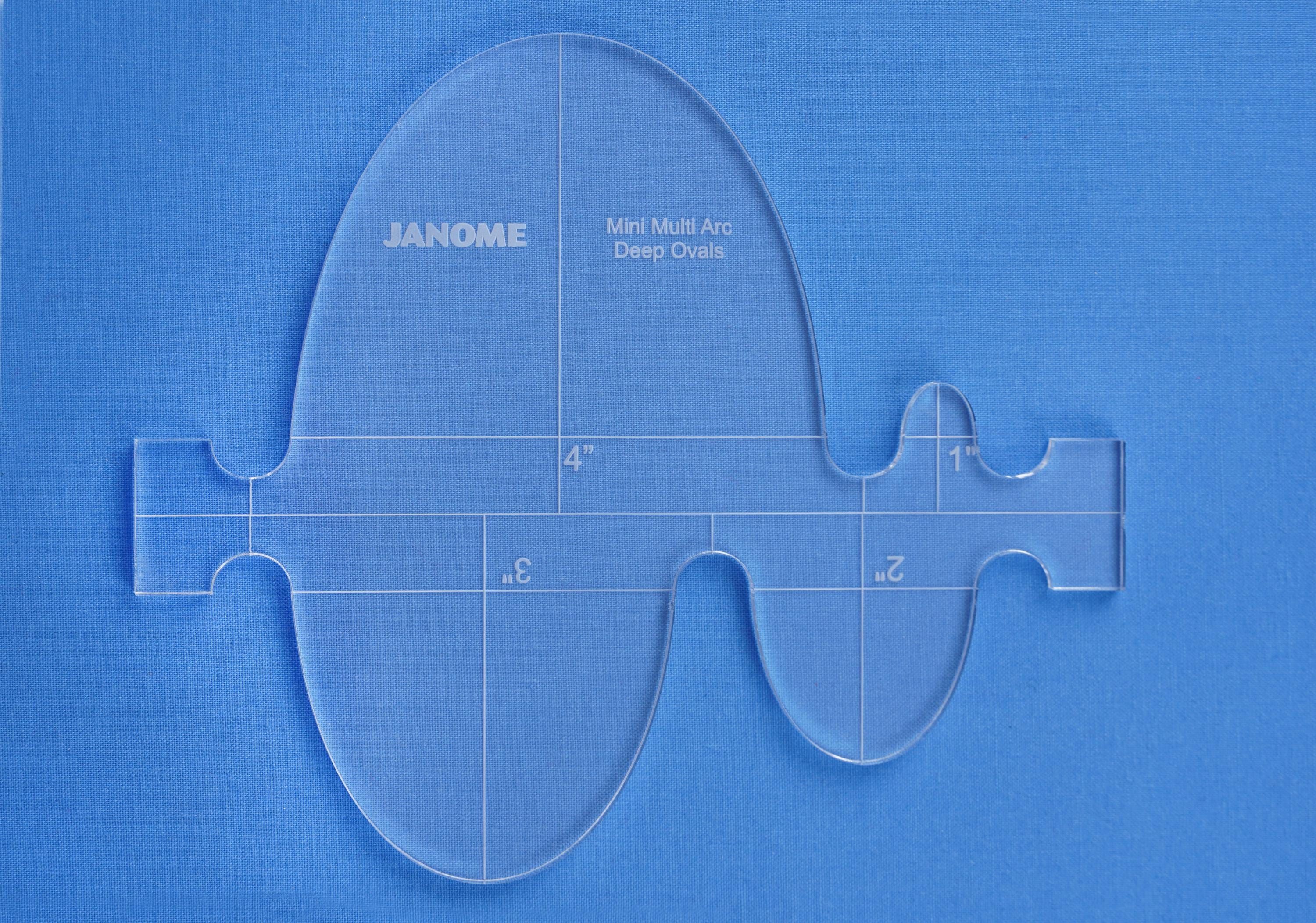 Janome Edge to Edge Ruler Template Set - Etsy