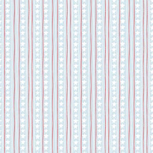 Fabric Riley Blake Light Blue Stars and Stripes Firework Fields by the Quarter Yard C17584-LTBLUE
