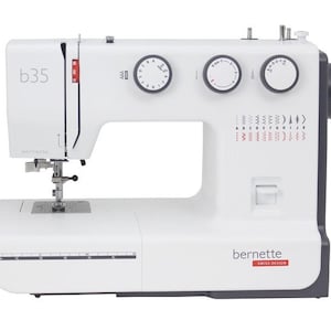 Bernette b35 Swiss Design Sewing Machine W/ Bonus Bernette 10pc Presser Foot Kit