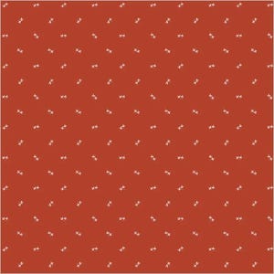Fabric Windham Red Sprinkled Leaves Front Porch by the Quarter Yard 54866-9