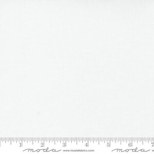 Fabric Moda Bleached White PFD Bella Solids by the Quarter Yard 9900-97