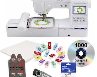 BROTHER SE1900 Computerized Embroidery and Sewing Combo Machine with Bonus Bundle