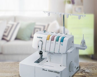 Brother 2340CV Cover Stitch Machine with Color-Coded Threading Guide