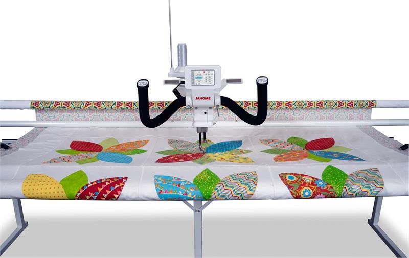 Janome Quilt Maker 18 with Bobbin Winder and 8' Frame - Quilt Quarters