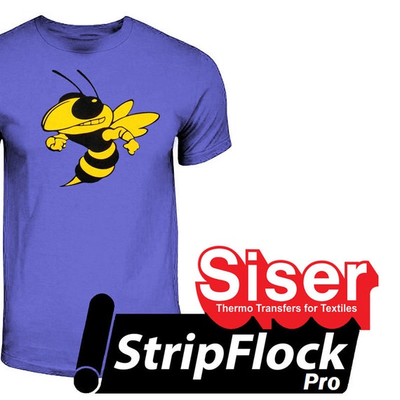 Red Siser StripFlock Pro Heat Transfer Vinyl (HTV)