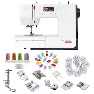 Bernette b37 Swiss Design Computerized Sewing Machine with Bonus Bundle