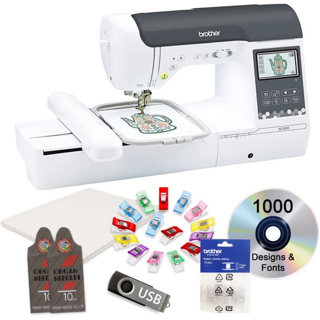 Brother PE900 Embroidery Machine w/ Embroidery Thread Bundle
