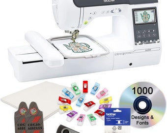 Brother SE2000 Computerized Sewing & Embroidery Machine, LCD Touchscreen,  241 Built-in Stitches, 193 Embroidery Designs, Wireless Technology 