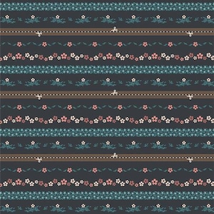 Fabric Art Gallery Midnight Ditsy Chain Bound 2.5" Edition by the Quarter Yard BIN25115