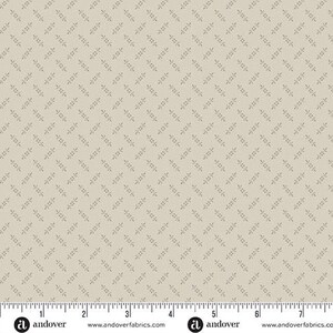 Fabric Andover Cloud Fern Moss Wildflower Cottage by the Quarter Yard 1597-C