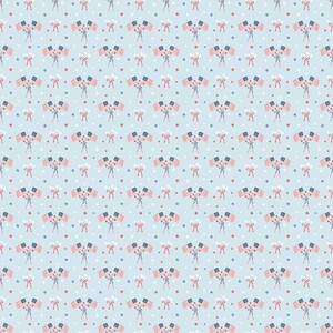 Fabric Riley Blake Light Blue Flags Firework Fields by the Quarter Yard C17586-LTBLUE